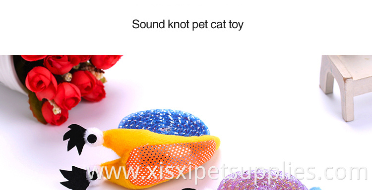 Pet Plush Snail Shape Toys Cat Favorite Scratcher cat toy